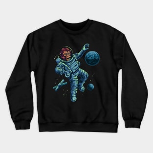 The monkey astronaut Crewneck Sweatshirt